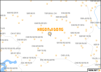 map of Hagonji-dong