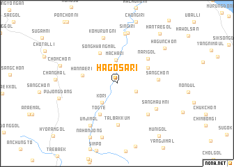 map of Hagosa-ri