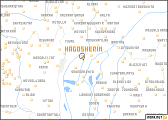 map of HaGosherim