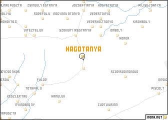 map of Hágótanya