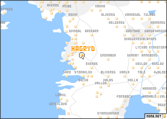 map of Hagryd