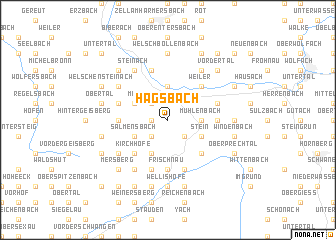 map of Hagsbach