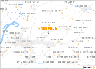 map of Hagsfeld