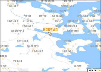 map of Hagsjö