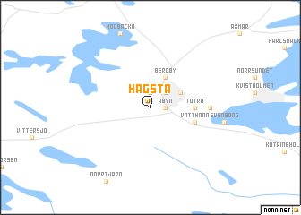 map of Hagsta