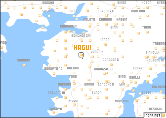 map of Hagŭi