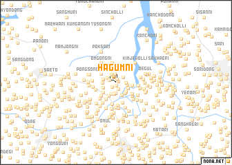 map of Hagŭm-ni