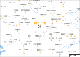 map of Hagŭm-ni