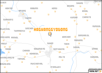 map of Hagwanggyo-dong