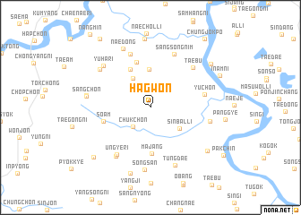 map of Hagwŏn