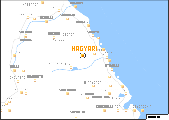map of Hagya-ri