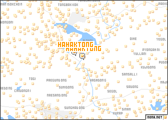 map of Hahak-tong