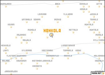 map of Hahkola