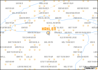 map of Hahlen