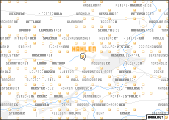 map of Hahlen