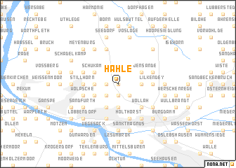 map of Hahle