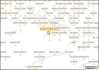 map of Hahnberg