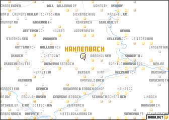 map of Hahnenbach