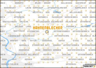 map of Hahnenblecher