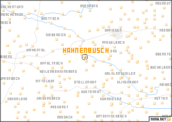 map of Hahnenbusch