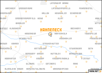 map of Hahneneck