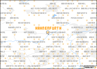 map of Hahnenfurth