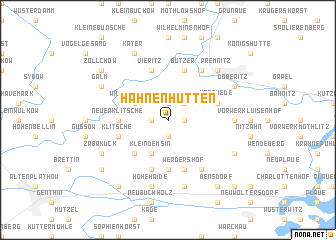 map of Hahnenhütten