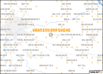 map of Hahnenkampshöhe