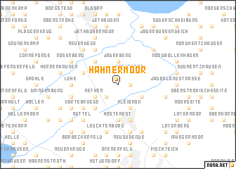 map of Hahnermoor