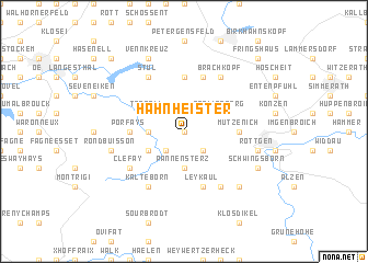 map of Hahnheister