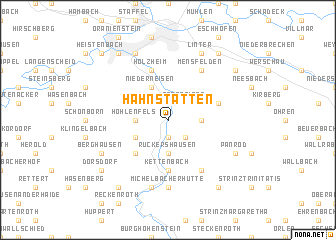 map of Hahnstätten