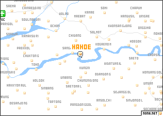 map of Hahoe