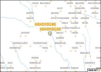 map of Hahomogbé