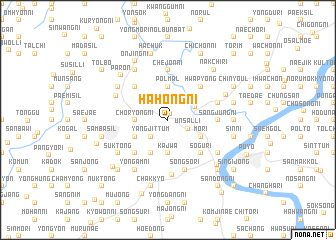 map of Hahong-ni