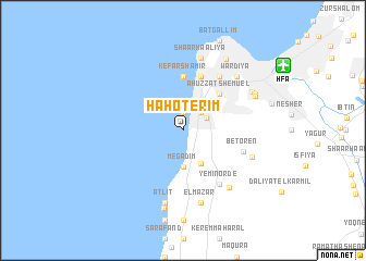 map of HaH̱oterim