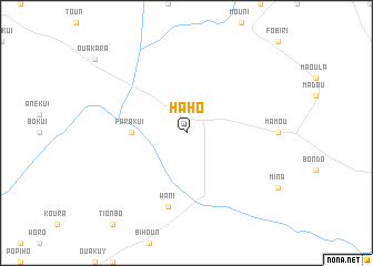 map of Haho