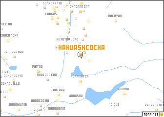 map of Hahuashcocha
