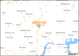 map of Hahŭiyŏk