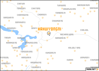 map of Hahŭiyŏng-ni