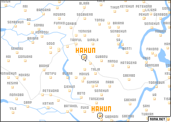 map of Hahun