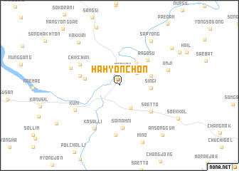 map of Hahyŏnch\