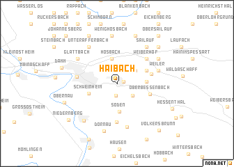 map of Haibach