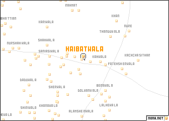 map of Haibatwāla