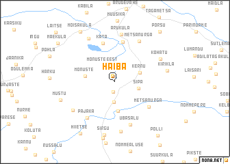 map of Haiba