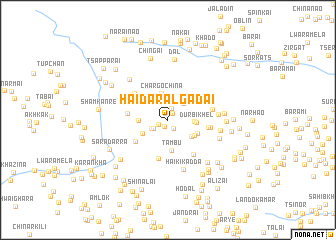 map of Haidār Algadai