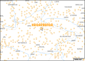 map of Haidar Bānda