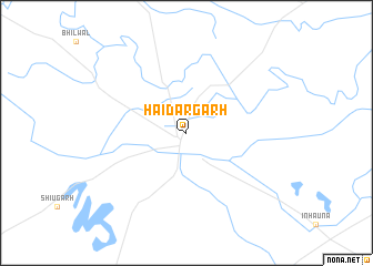 map of Haidargarh