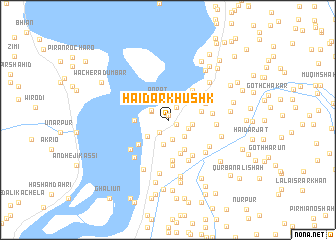 map of Haidar Khushk