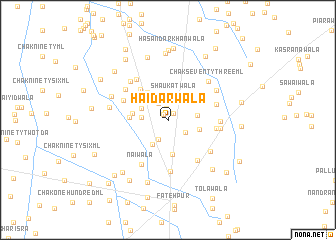 map of Haidarwāla