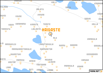 map of Häidaste